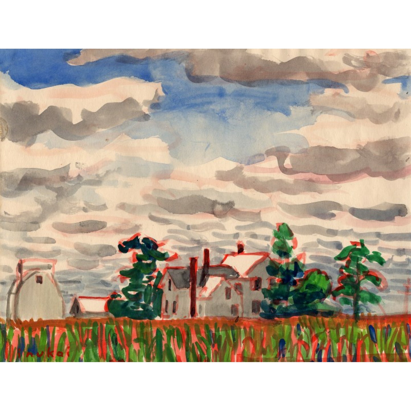 6071 - 11.75" x 8.75" SOLD