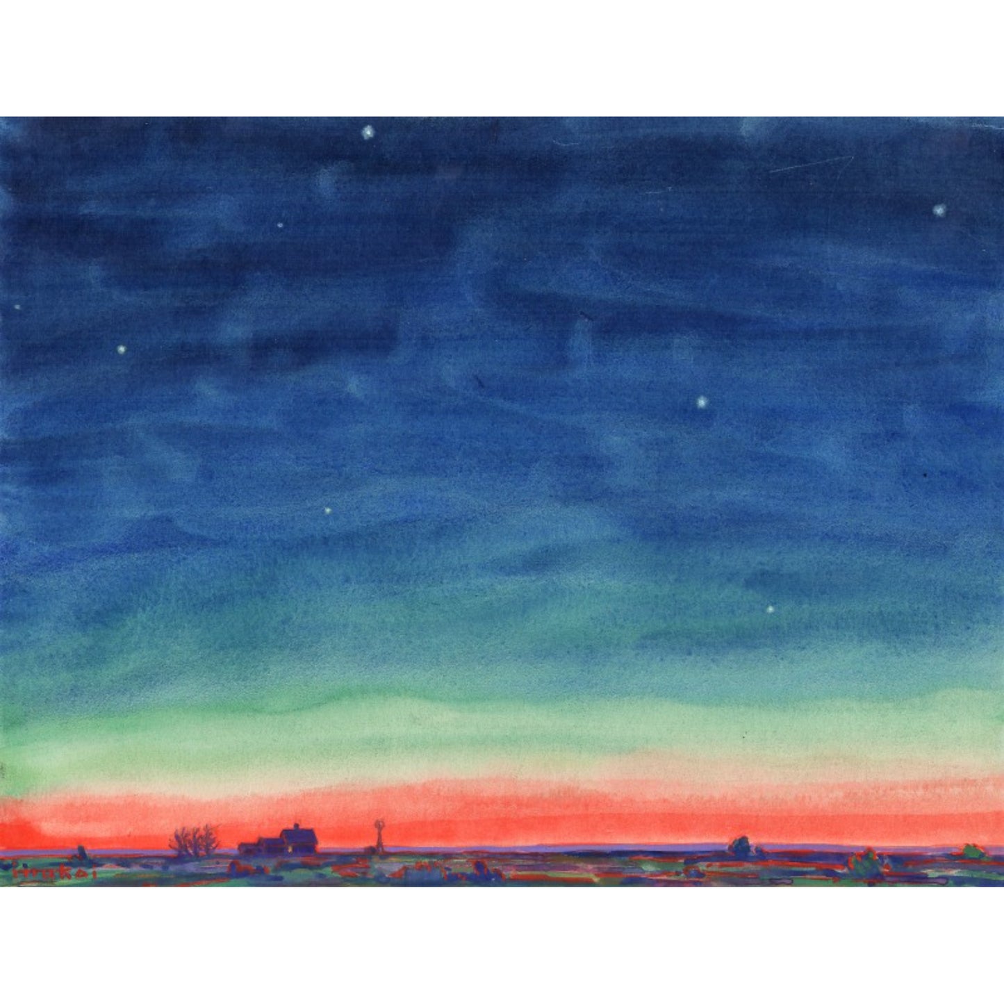 6074 - 11.75" x 8.75" SOLD